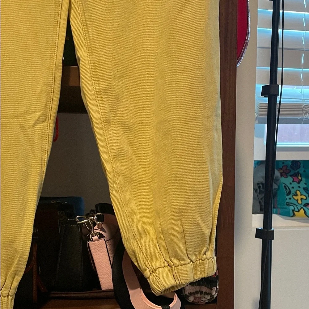 POL YELLOW Distressed baggy pants - Picture 5 of 14